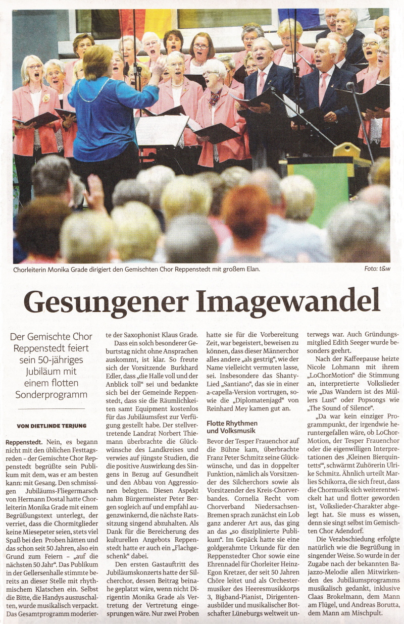 Lüneburger Landeszeitung vom 25.Juni 2018